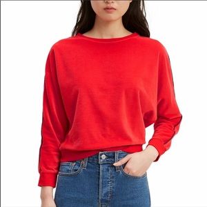 Levi’s Velour Dolman Sleeve Top